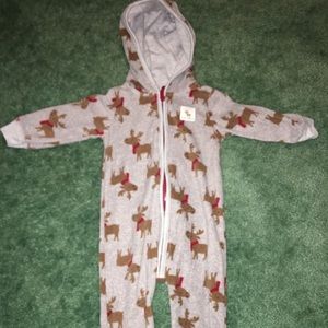 9 Month Reindeer Onesie